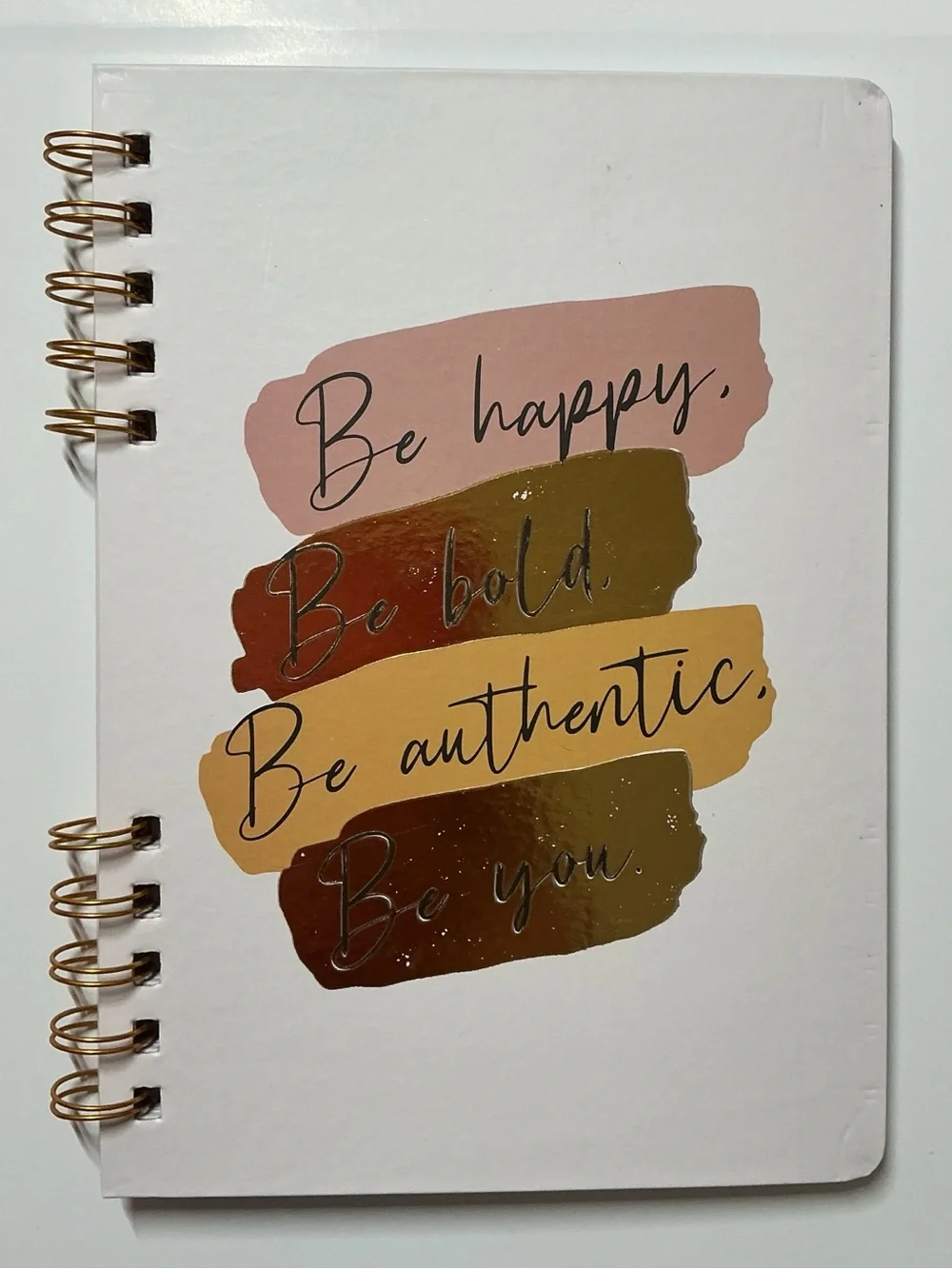 Positive Mind & Be Happy Spiral Notebooks w/Two Teddy Pens